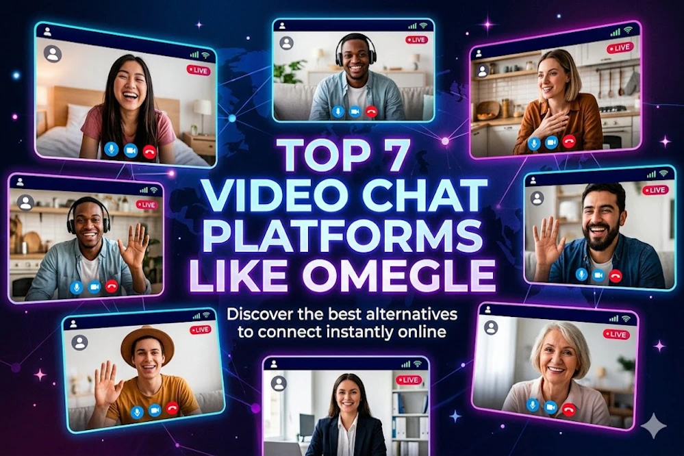 Top 7 Video Chat platforms like Omegle Top 7 Video Chat platforms like Omegle